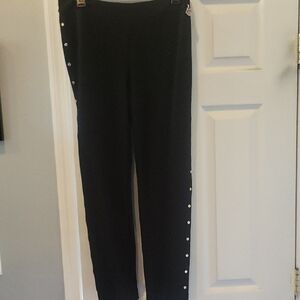 Tommy Hilfiger Black Detailed Pants